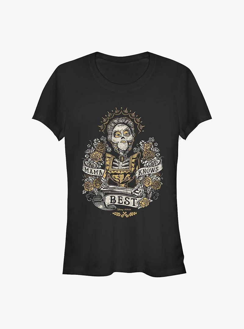 Disney Pixar Coco Mama Knows Best Girls T-Shirt