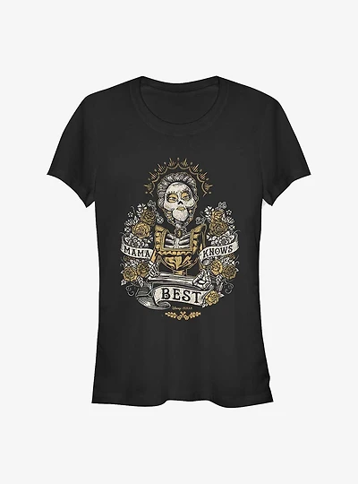 Disney Pixar Coco Mama Knows Best Girls T-Shirt
