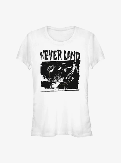 Disney Tinker Bell Never Land Grunge Girls T-Shirt