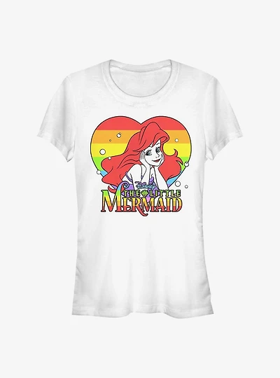 Disney The Little Mermaid Rainbow Ariel Girls T-Shirt