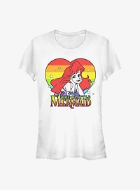 Disney The Little Mermaid Rainbow Ariel Girls T-Shirt
