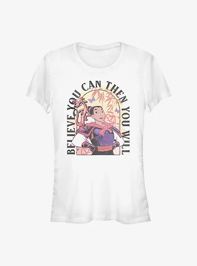 Disney Mulan Believe You Can Girls T-Shirt