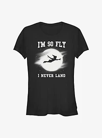 Disney Tinker Bell So Fly I Never Land Girls T-Shirt