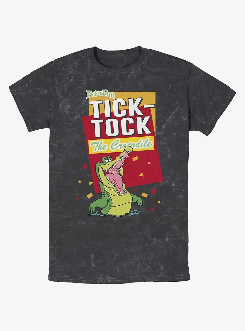Disney Tinker Bell Tick Tock The Crocodile Mineral Wash T-Shirt