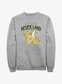 Disney Tinker Bell Tulips Take Me To Never Land Sweatshirt