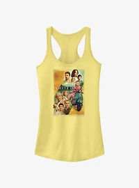 White Lotus Group Poster Girls Tank