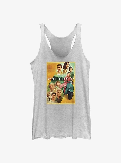 White Lotus Group Poster Girls Tank