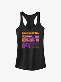 Star Wars Ahsoka Sabine Wren Rebel Girls Tank