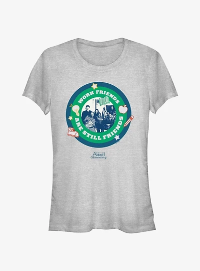 Abbott Elementary Work Friends Are Still Friends Girls T-Shirt