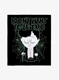South Park I Don't Want To Be Emo Throw Blanket