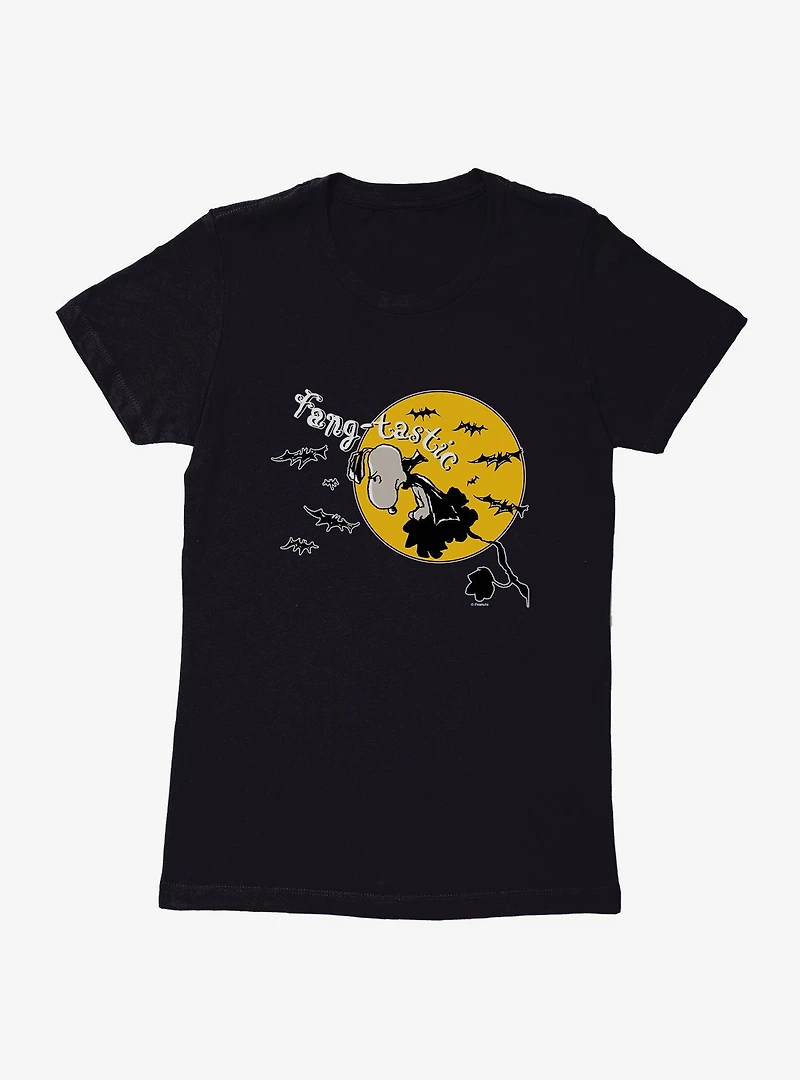 Peanuts Fang-Tastic Snoopy Womens T-Shirt