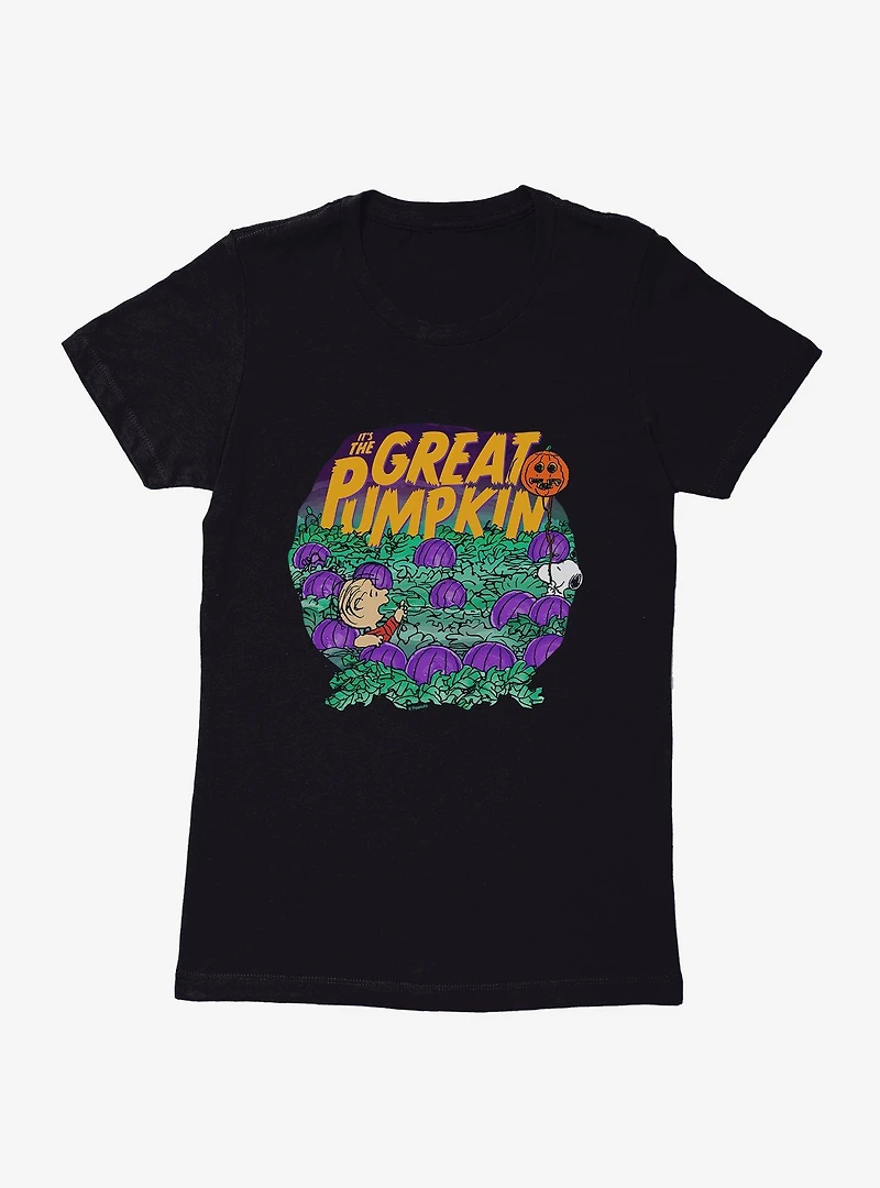 Peanuts The Great Pumpkin Womens T-Shirt
