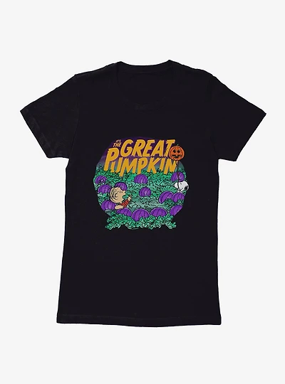 Peanuts The Great Pumpkin Womens T-Shirt