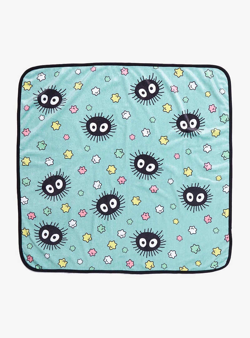 Studio Ghibli Spirited Away Soot Sprites Allover Print Baby Blanket — BoxLunch Exclusive