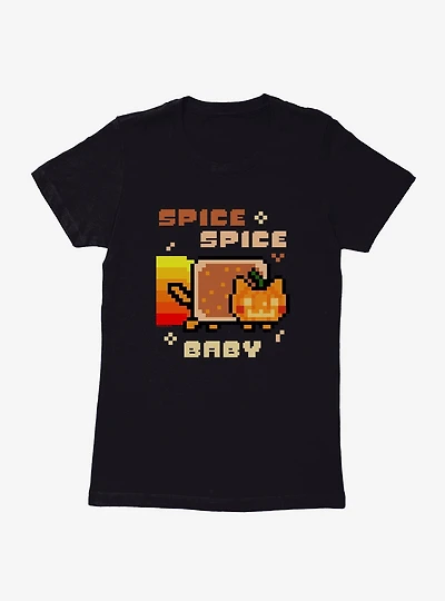Nyan Cat Spice Baby Womens T-Shirt