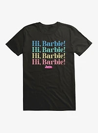 Barbie The Movie Hi Barbie Stack T-Shirt