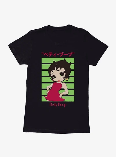 Betty Boop Posing Womens T-Shirt