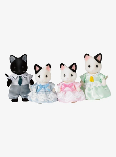 Calico Critters Tuxedo Cat Family Figure Set
