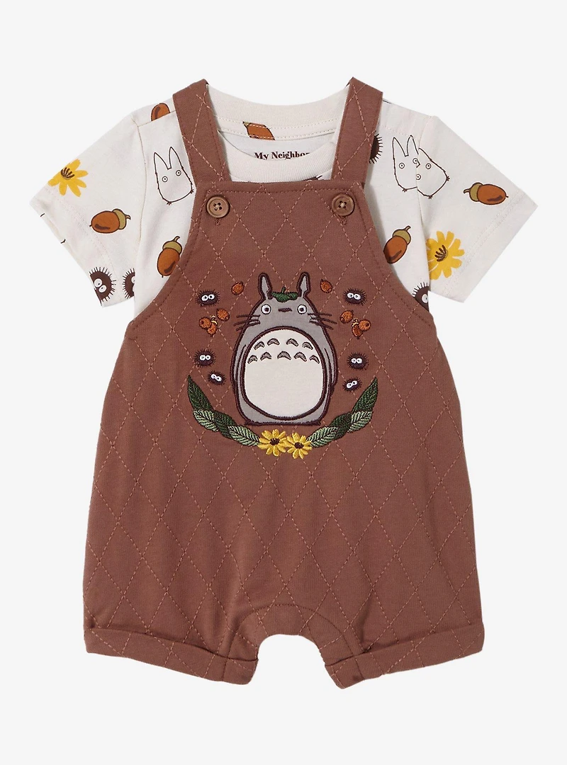 Studio Ghibli My Neighbor Totoro Quilted Infant T-Shirt and Overall Set - BoxLunch Exclusive