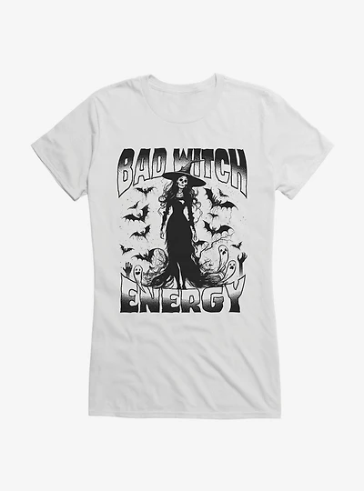 Bad Witch Energy Girls T-Shirt