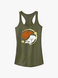 Rebel Moon Dual Wolves Girls Tank