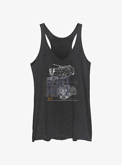 Rebel Moon Ships Girls Tank