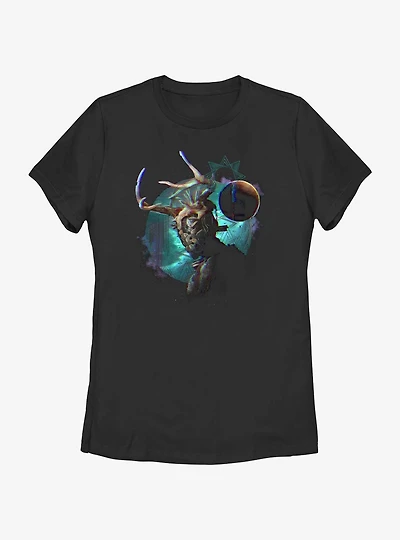 Rebel Moon Jimmy Collage Womens T-Shirt
