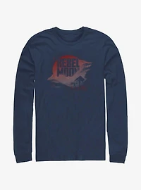 Rebel Moon Clouds Long-Sleeve T-Shirt