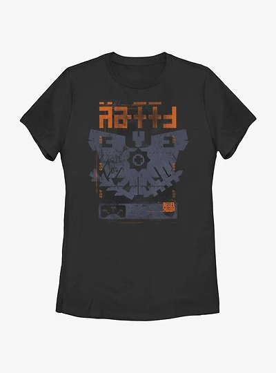 Rebel Moon Eagle Crest Womens T-Shirt
