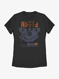 Rebel Moon Eagle Crest Womens T-Shirt