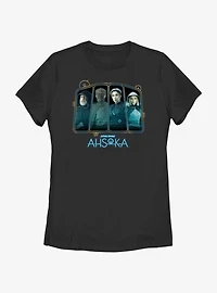 Star Wars Ahsoka Villain Panels Womens T-Shirt