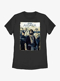 Star Wars Ahsoka Sabine Wren Ezra and Huyang Rebels Poster Womens T-Shirt