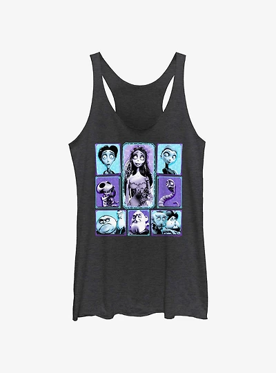 Corpse Bride Character Grid Womens Tank Top