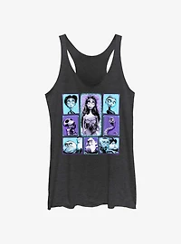 Corpse Bride Character Grid Womens Tank Top