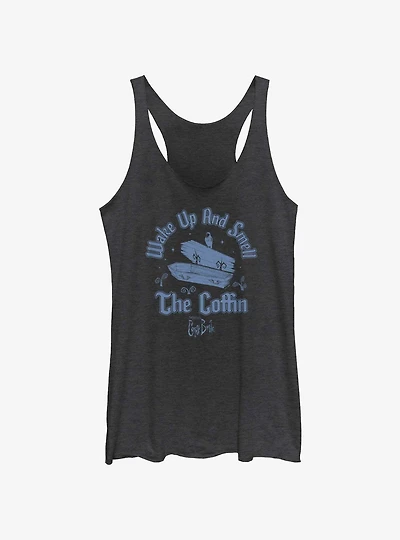 Corpse Bride Wake Up And Smell The Coffin Womens Tank Top