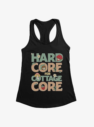 Hard Core For Cottage Core Girls Tank