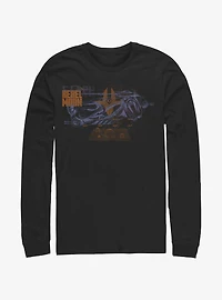 Rebel Moon Imperium Fighter Diagram Long-Sleeve T-Shirt