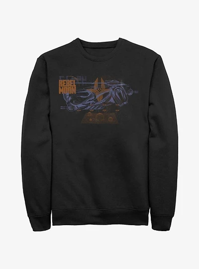 Rebel Moon Imperium Fighter Diagram Sweatshirt