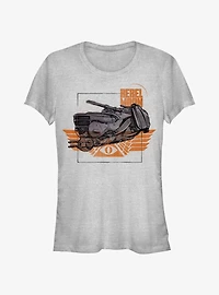 Rebel Moon Imperium Fighter Wing Eye Girls T-Shirt