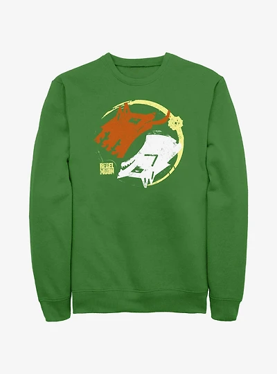 Rebel Moon Dual Wolves Sweatshirt