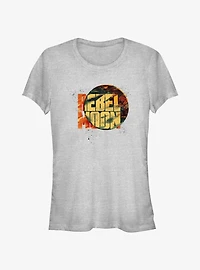 Rebel Moon Splatters Logo Girls T-Shirt