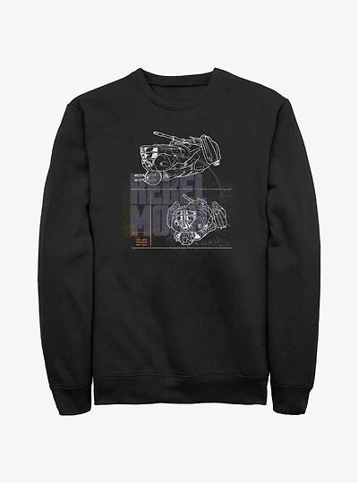 Rebel Moon Ships Sweatshirt