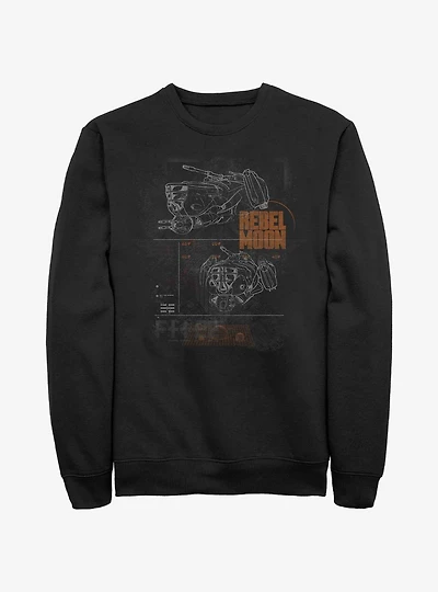 Rebel Moon Wings Space Fighters Sweatshirt