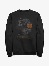 Rebel Moon Wings Space Fighters Sweatshirt