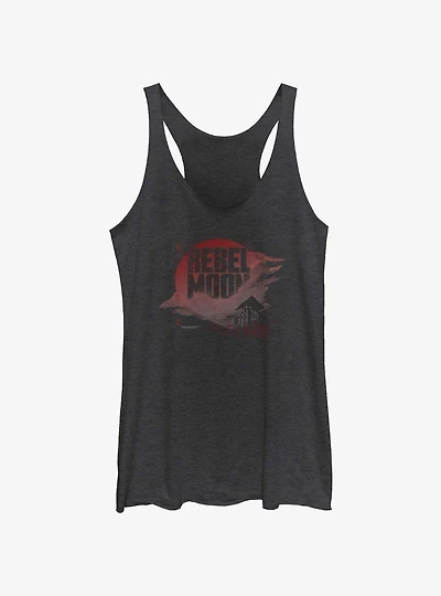 Rebel Moon Clouds Womens Tank Top