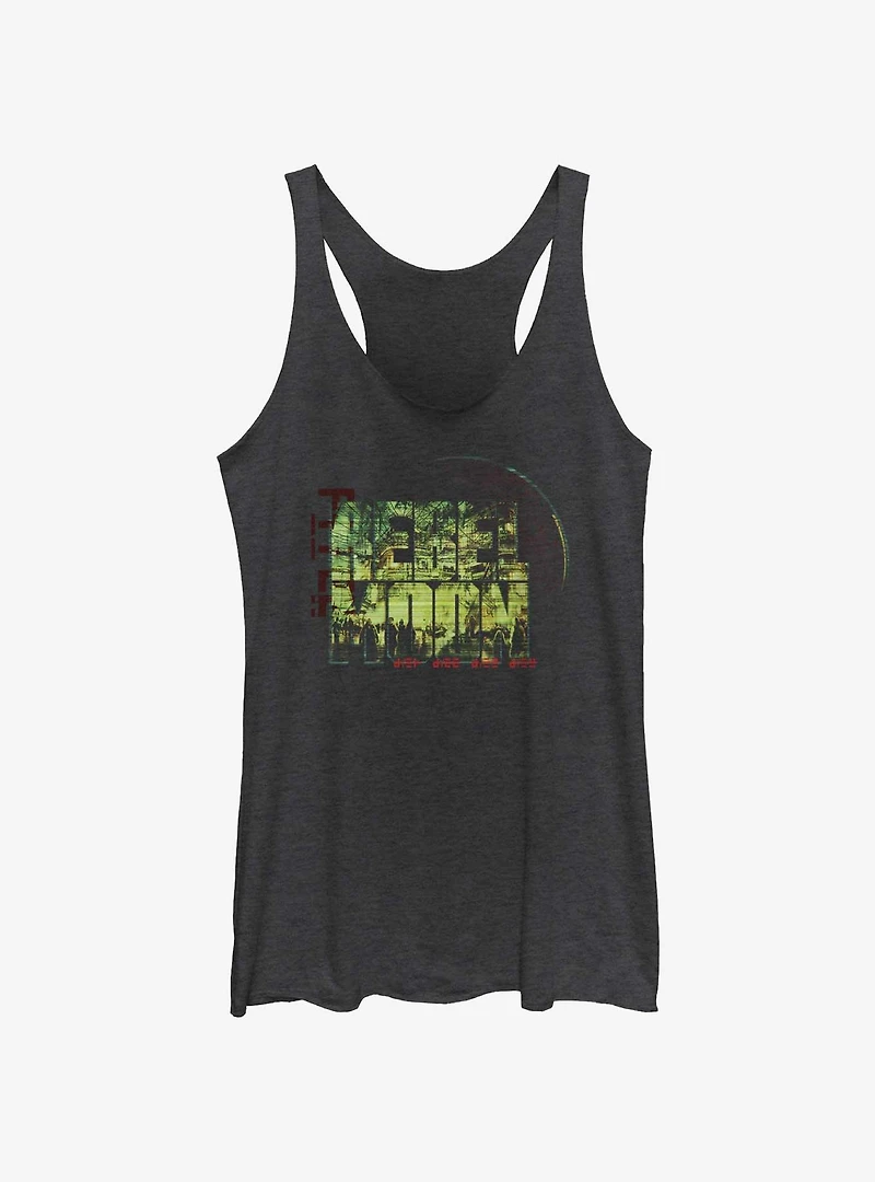 Rebel Moon Logo Crowd Womens Tank Top
