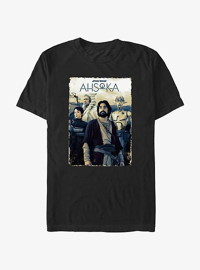 Star Wars Ahsoka Sabine Wren Ahsoka Ezra and Huyang Rebels Poster Big & Tall T-Shirt