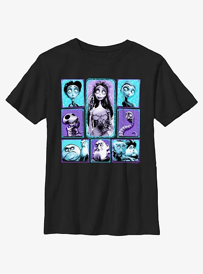 Corpse Bride Character Grid Youth T-Shirt
