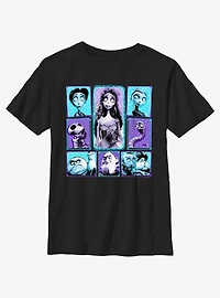 Corpse Bride Character Grid Youth T-Shirt
