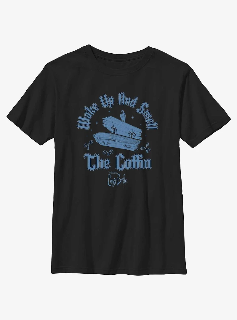 Corpse Bride Wake Up And Smell The Coffin Youth T-Shirt